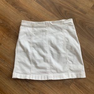 White skirt